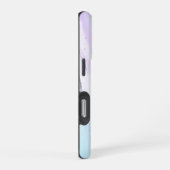 パープルピンクトスカ大理石カグラデーションスタマイズ iPhoneケース (右側面)