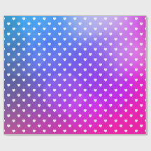 パープルピンクハート結婚誕生日のラップ