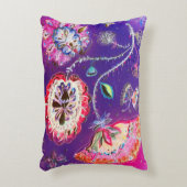 パープルピンクバタフライフローラ園 アクセントクッション (正面(垂直))