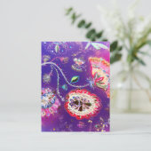 パープルピンクバタフライフローラ園 ポストカード (スタンド正面)