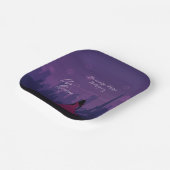 パープルピンクパリスファイアキンセアニラ ペーパープレート (傾斜あり)