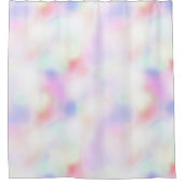 パープルピンクピーチ シャワーカーテン (正面)