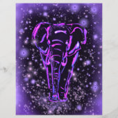 パープルピンクフライヤーエレファント歩くアットスターリーナイト チラシ (裏面)