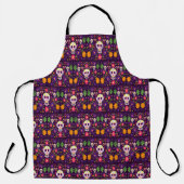 パープルピンクフローラの死の日 エプロン (正面)