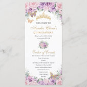 パープルピンクフローラキンセアニライベント順 プログラム (正面)