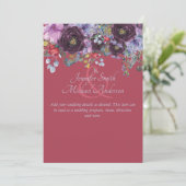 パープルピンクフローラプログラムメニュー詳細テンプレート (スタンド正面)