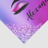 パープルピンクモノグラムグリッターまつモダン毛 薄葉紙 (詳細)