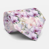 パープルピンクラベンダーライトブルーパステルオーキンス ネクタイ (ロール)
