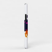 パープルピンクレッド金ゴールドネイルポリッシュ(ばちゃばちゃ)跳ねるモノグラム Case-Mate iPhoneケース (裏面/右)