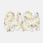 パープルピンクワイルドオーキッドフラワーズリース結婚ズ フェイバーボックス (折り畳みなし)