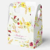 パープルピンクワイルドオーキッドフラワーズリース結婚ズ フェイバーボックス (オープン)