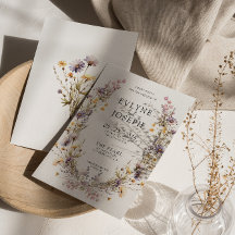 パープルピンクワイルドフラワーボホフローラ結婚リース