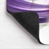 パープルピンク波マウスパッド マウスパッド (コーナー)