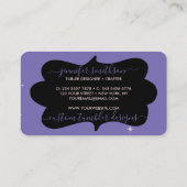 パープルピンク自家製マグタンブラー 名刺 (裏面)