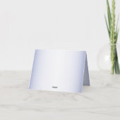 パープルピンク薄紫パンジーフローラエレガントな結婚式 サンキューカード (裏面)