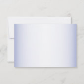 パープルピンク薄紫パンジーフローラ結婚披露宴 出欠カード (裏面)