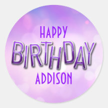 パープルピンク《写真》ぼけ味誕生日