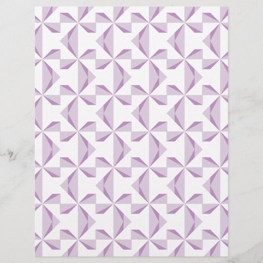 パープルピンホイールスクラップブック紙 (正面)