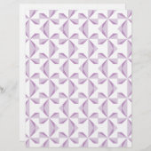 パープルピンホイールスクラップブック紙 (正面/裏面)