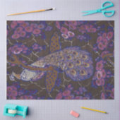 パープルピーコックデクページティッシュペーパー 薄葉紙 (クラフト)