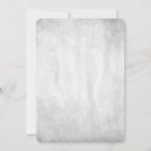 パープルピーコック結婚式招待状 招待状 (裏面)