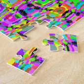 パープルピーコック ジグソーパズル (側面)