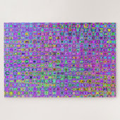 パープルピーコック ジグソーパズル (横)