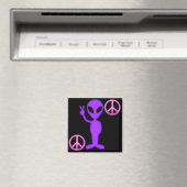 パープルピースエイリアン マグネット (インサイチュ (食洗機))