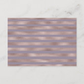 パープルピーチ秋の結婚式披露宴エンクロージャカード エンクロージャーカード (裏面)