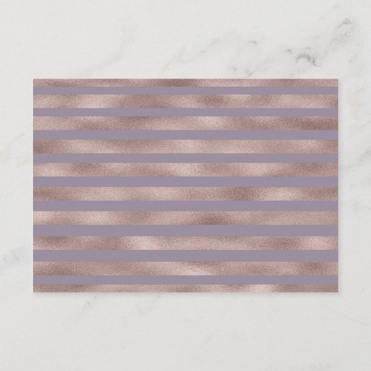 パープルピーチ秋の結婚式披露宴エンクロージャカード エンクロージャーカード (裏面)