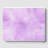 パープルピーニーズガールパープル&金ゴールドバプテスマ ゲストブック (裏面)