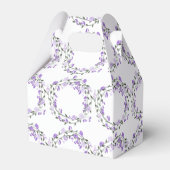 パープルピーニーフローラ結婚リース フェイバーボックス (裏面サイド)