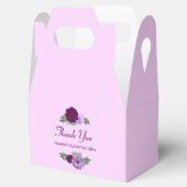 パープルピーニー結婚フローラ フェイバーボックス (オープン)