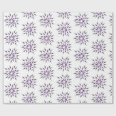 パープルピープルマンダラアート ラッピングペーパー (フラット)