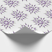 パープルピープルマンダラアート ラッピングペーパー (角)