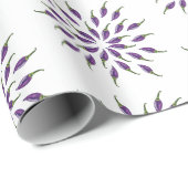 パープルピープルマンダラアート ラッピングペーパー (ロールコーナー)