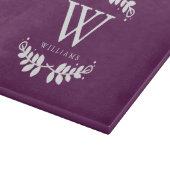 パープルファミリーモノグラム カッティングボード (角)