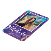 パープルファンシーの卒業発表 マグネット (左側)