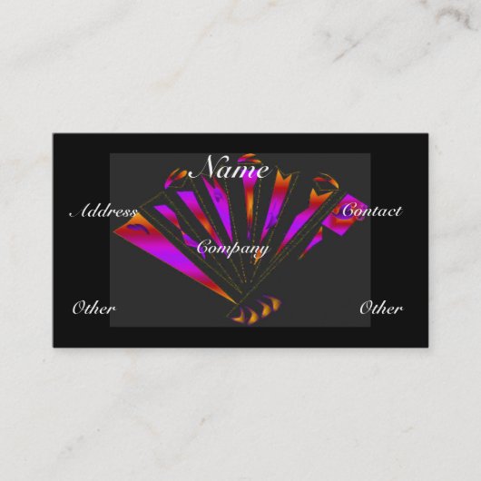 パープルファンタジア 名刺 (正面)