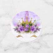 パープルファンタジーとゴールデンスターズユニコーン コンフェッティ (スモール正面)