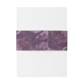 パープルファンタジー結婚ズ 招待状ベリーバンド (裏面例)