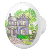 パープルファームハウスセラミックノブ セラミックノブ (右)