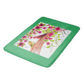 パープルフィンチテーブルランナー バスマット (アングル)