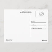 パープルフィンチ ポストカード (裏面)