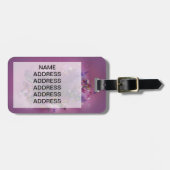 パープルフェアイズフェザー ラゲッジタグ (正面横)