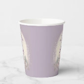 パープルフェアユタリーキャッスル紙カップ 紙コップ (左)