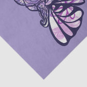 パープルフェアリーガーデンバラ妖精ガーデニングハート 薄葉紙 (詳細)