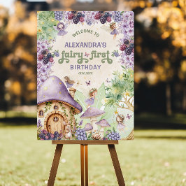 パープルフェアリーファーストベリーファースト誕生日へようこそ