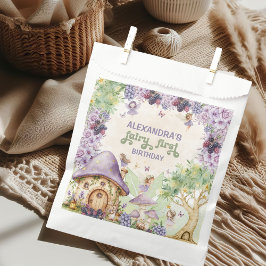 パープルフェアリーファーストベリーファースト誕生日 フェイバーバッグ