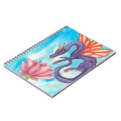 パープルフェアリー・ドラゴン ノートブック (左側)